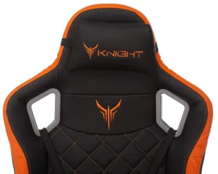 Геймерское кресло КНИГХТ ОУТРИДЕР Блаcк-Оранге / KNIGHT OUTRIDER Black-Orange