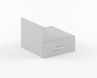 Тумба офисная СC-1В (Серый) / SC-1V