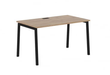 Стол письменный ЕДИС ЕЛСТ 1380 Дуб Денвер светлый Черный / EDIS ELST