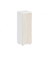 Шкаф средний левый Сигма СГ.804.ВХ.ОЛ.Л Белый Дуб светлый / Sigma SG.804.WH.OL.L