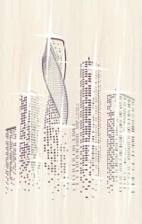 Комплект мебели для комнаты подростка Мегаполис №4 Сосна Астрид