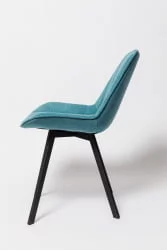 Стул для гостиной К 21 блаcк Бирюзовый (РС 21\ч) / black