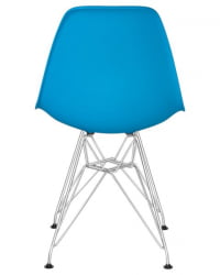 Стул обеденный ДОБРИН ДСР (ножки хром, цвет голубой (БЕ-02)) 4 шт / DOBRIN DSR (BE-02))