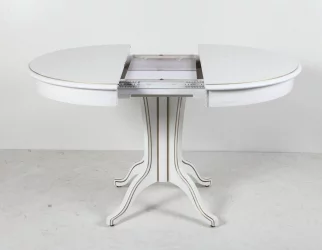 Стол обеденный Орион-5 (д1200) тон 1 с золотой патиной / (d1200)