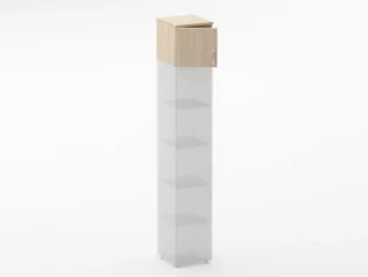 Настенный шкаф Глассй 6.04.13Л Орех / Glassy