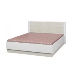 Кровать с подъёмным механизмом Вива 160х200 с подъемным механизмом Белая Белый глянец