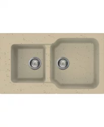 Мойка Омоикири Мару 86-2-Ч Тетогранит/Шампань / Omoikiri Maru 86-2-Ch Tetogranit/Шампань