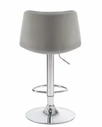 Стул барный ДОБРИН ТАИЛОР Серый велюр МДЖ9-75 / DOBRIN TAILOR MJ9-75