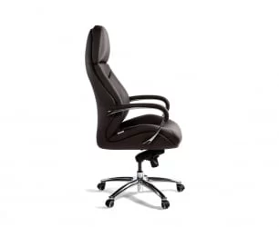 Кресло руководителя ПОРСCХЕ кожа Коричневый / PORSCHE