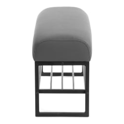 Банкетка Чарли Лукс/Чарли Люкс БО экокожа , Шарп Графит / Charli Lux/Чарли Sharp