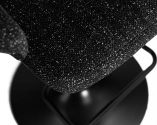 Стул барный ДОБРИН CХАРЛЙ БЛАCК (черный твид (ЛЕО18)) 2 шт / DOBRIN CHARLY BLACK (LEO18))