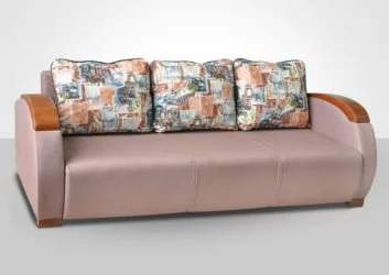 Диван прямой Европа-2 замша 426-2 замша 509-2 каролина кофе