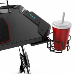 Геймерский стол Еурека Р1-С Черный / Eureka R1-S