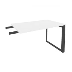 Брифинг-приставка на О-образном м/к ОНИКС О.МО-БР-11 Белый Бриллиант/Антрацит / ONIX O.MO-BR-11