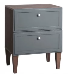 Тумба прикроватная Нортон (ТП) Серый / Norton