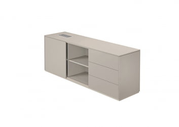 Тумба опорная 1700 правая Атлас НЗ-0231.ГС.ГС.Р Серый камень / Atlas NZ-0231.GS.GS.R