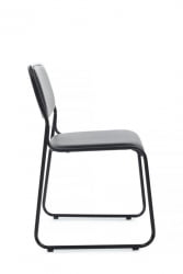 Кресло Никс РCХ ОМКЛ-01Б Черный/Металл Черный / Nix RCH OMKL-01B