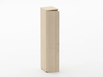 Шкаф высокий закрытый Глассй 6.19.13Л Венге / Glassy