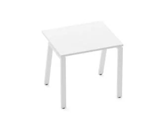 Стол прямой Дека Л-обр. каркас 73.07.08 Белый / Deka