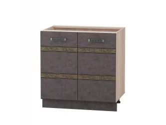 Стол Бруклин 101.60 Дуб Кронберг/Лагода/Антрацит