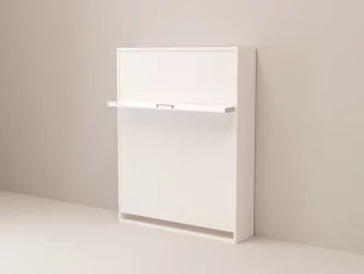 Кровать-трансформер Смарт 1 откидная К 1600 Белая шагрень