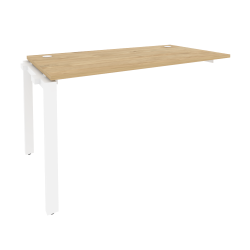 Наборный элемент рабочей станции на П-образном м/к ОНИКС О.МП-1.НРС-3.7 Тиквуд Светлый/Белый / ONIX O.MP-1.NRS-3.7