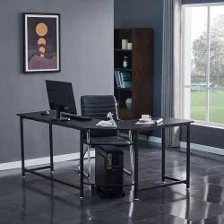 Угловой письменный стол КИВИ Черный БК / KIWI BK