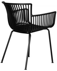 Стул обеденный ДОБРИН РОСС (черный (Б-03) без подушки) 4 шт / DOBRIN ROSS (B-03)