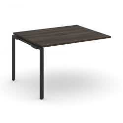 Проходной наборный элемент переговорного стола CОНCЕПТ CН.НПРГ-012 Дуб Мали Черный / CONCEPT CN.NPRG-012