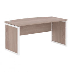 Стол руководителя КСТЕН-КП КСКПЕТ 169 Дуб Сонома Белый / XTEN-QP XQPET
