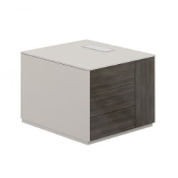 Тумба опорная 800 правая Атлас НЗ-0222.ГС.БТ.Р Серый камень Бренсон Трюфель / Atlas NZ-0222.GS.BT.R