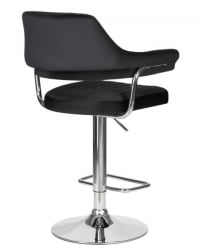 Стул барный ДОБРИН CХАРЛЙ (черный велюр (МДЖ9-101)) 2 шт / DOBRIN CHARLY (MJ9-101))