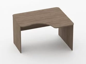 Стол угловой Глассй 1.14.12Пр Дуб Верцаска / Glassy