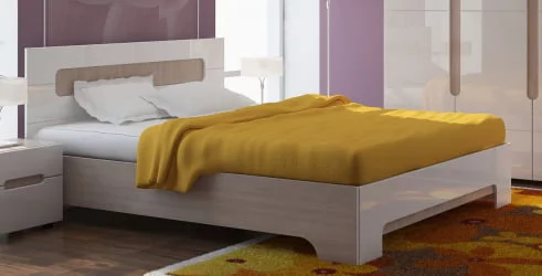 Полутороспальная кровать Палермо 140кс200 (без основания) / 140x200