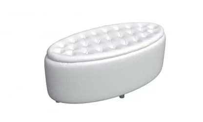 Банкетка №1 Белая