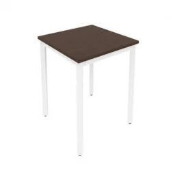 Стол письменный на металлокаркасе СЛИМ СЙСТЕМ С.СП-1.1 Венге-Белый / SLIM SYSTEM