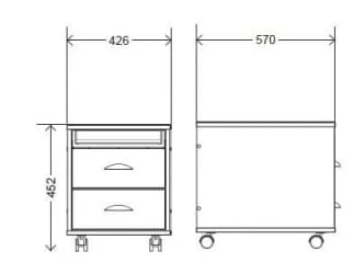 Тумба Тумба 1 степ Клен Серый / Tumba step