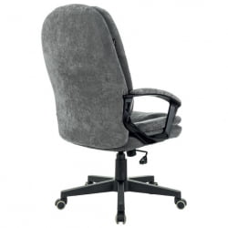 Кресло офисное БРАБИКС ПРЕМИУМ Тренд ЕКС-568 велюр Серое / BRABIX PREMIUM Trend EX-568