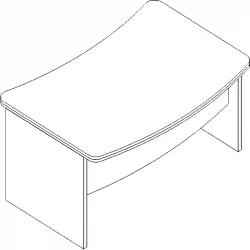 Стол для руководителя Л.Р-16 Орех