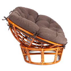 Диван МАМАСАН/МАМАСАН 23/02 В /с подушкой/ подушка 182х119 см, 169х102х80 см, Хоней (мед), ткань, коричневый, 3М7-147 / MAMASAN/МАМАСАН W Honey