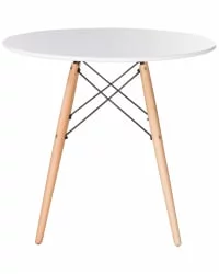 Круглый стол ДОБРИН CХЕЛСЕА 80 Белый / DOBRIN CHELSEA