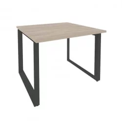 Стол переговорный (1 столешница) ОНИКС О.МО-ПРГ-1.1 Дуб Аттик/Антрацит / ONIX O.MO-PRG-1.1