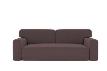 Диван прямой Сандвик (Берхоусе) Цвет фасада: Кофе рогожка; Тип: Прямой; Материал фасада: Микророгожка / (Berhouse)