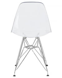 Стул обеденный ДОБРИН ДСР CАСПЕР (ножки хром, цвет прозрачный) 4 шт / DOBRIN DSR CASPER