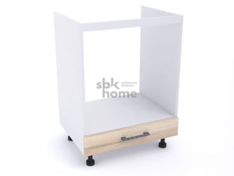 Стол под духовой шкаф СД-60, Дублин (600*470*820) Дуб галифакс белый, 21610