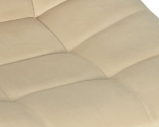 Стул барный ДОБРИН ТАИЛОР ВХИТЕ (бежевый велюр (МДЖ9-10)) / DOBRIN TAILOR WHITE (MJ9-10))