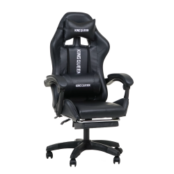 Геймерское кресло 1206 КИНГКУЕЕН цвет черный с массажем 1206-блаcк-масс / KINGQUEEN 1206-black-mass