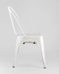 Стул ТОЛИКС с высокой спинкой Белый матовый / TOLIX