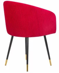 Стул обеденный ДОБРИН МАРЙ Малиновый велюр 1922-14 / DOBRIN MARY