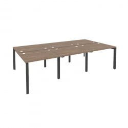 Рабочая станция на П-образном м/к ОНИКС О.МП-Д.РС-6.1.8 Дуб Аризона/Антрацит / ONIX O.MP-D.RS-6.1.8